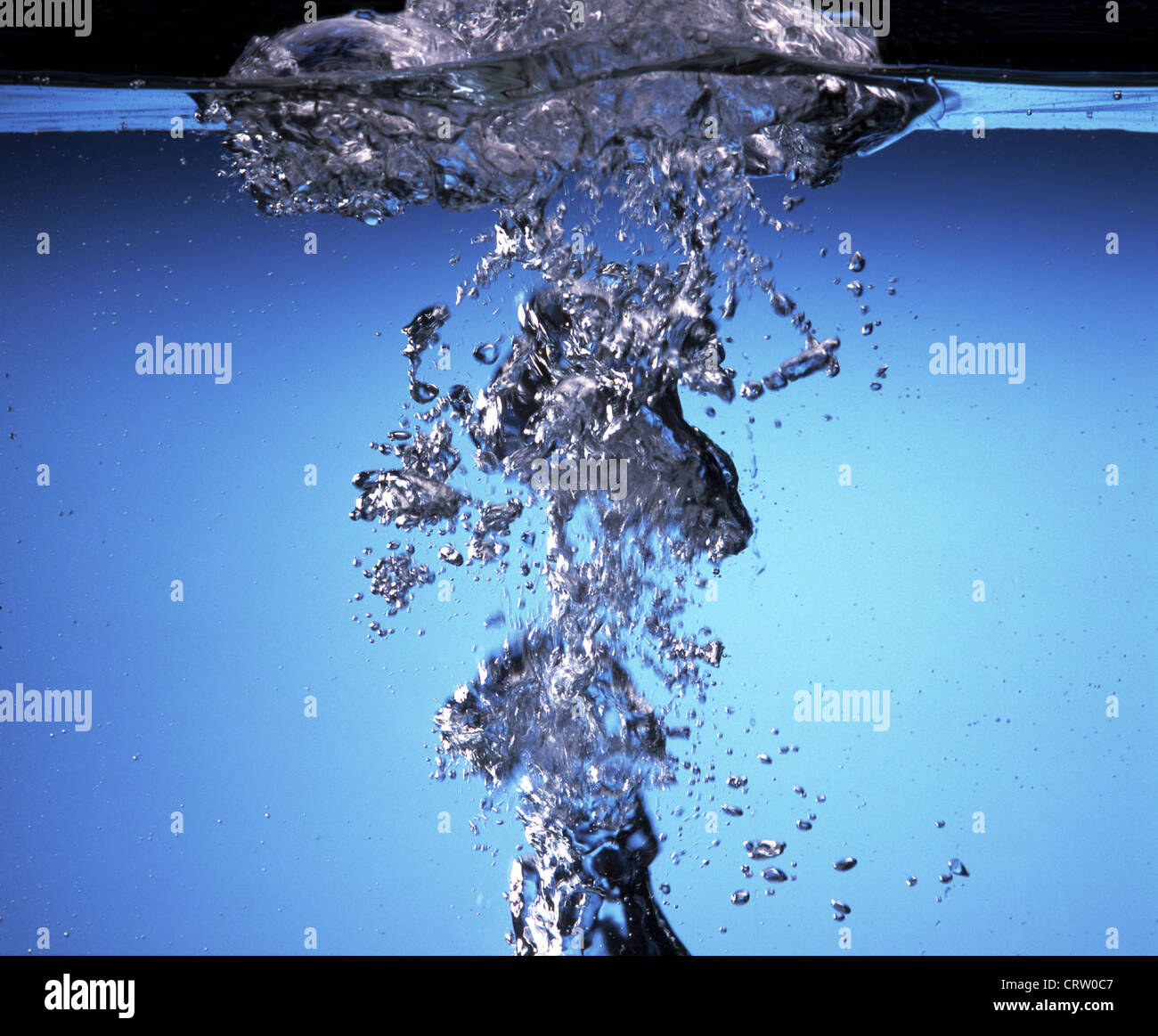 Air bubbles in water Stock Photo Alamy