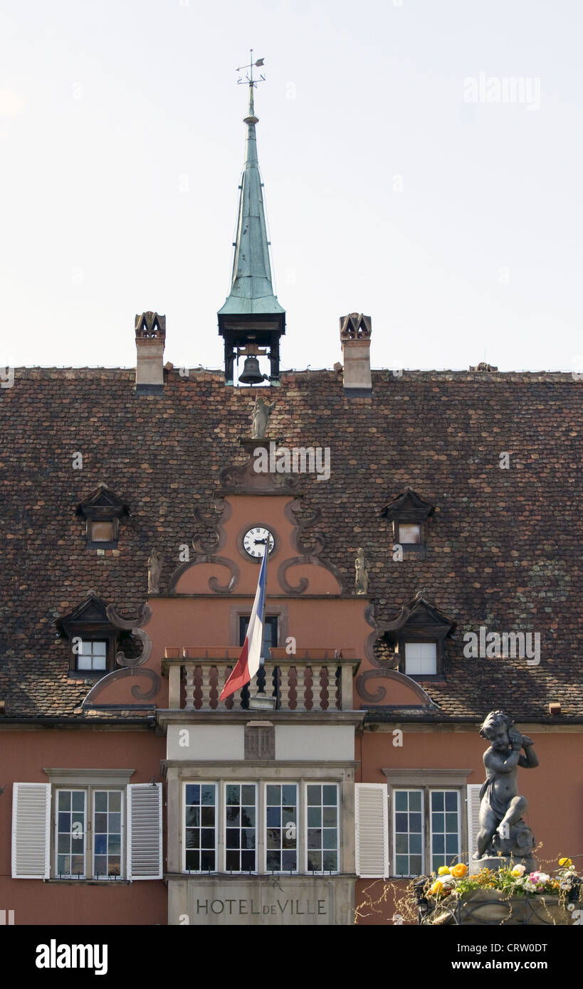 Town Hall, Barr, Alsace, France Stock Photo