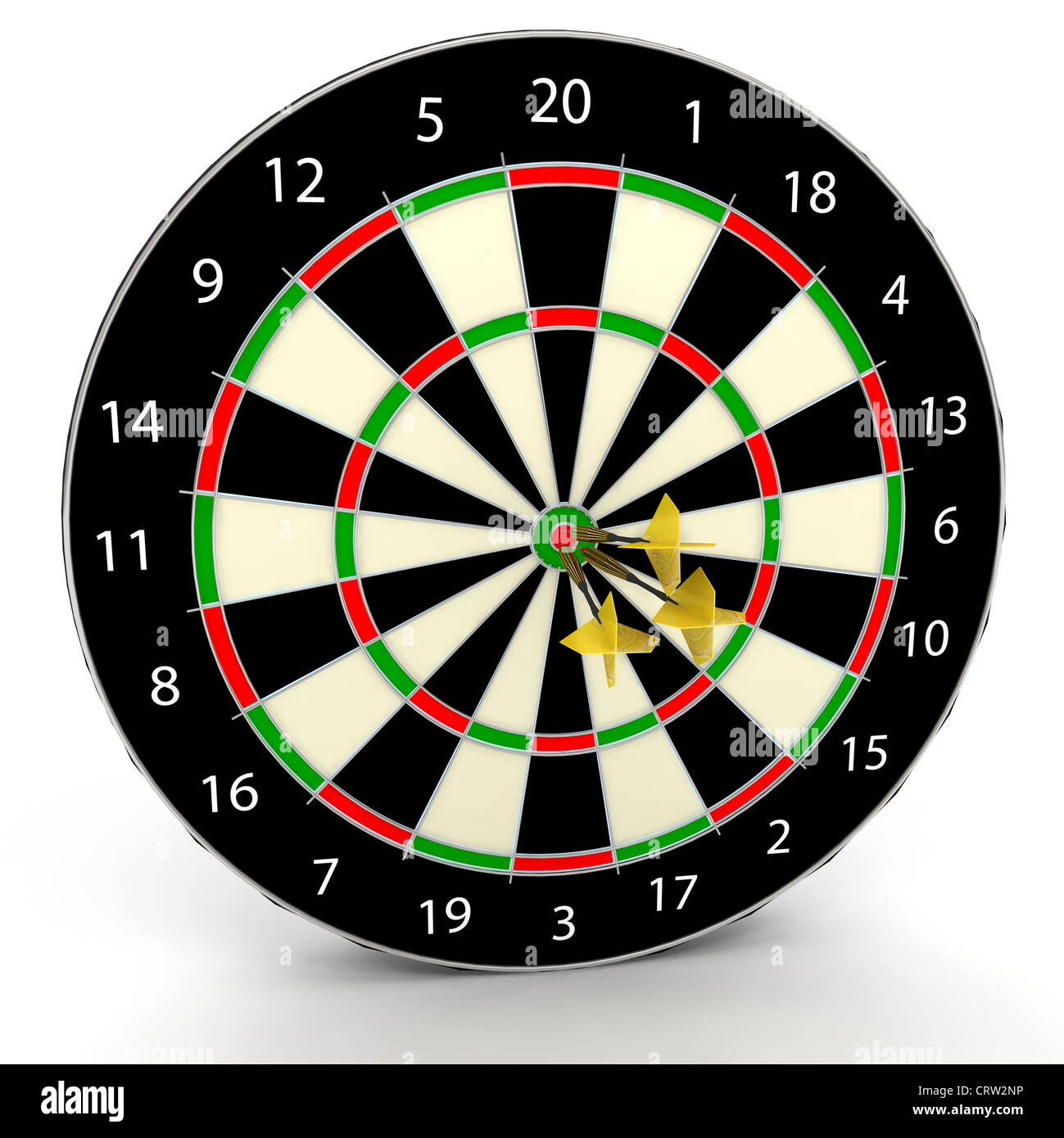 Darts game. 3d rendered image Stock Photo Alamy