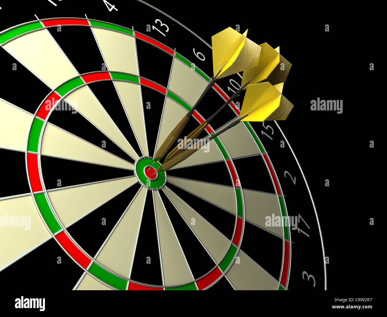 Darts game. 3d rendered image Stock Photo Alamy