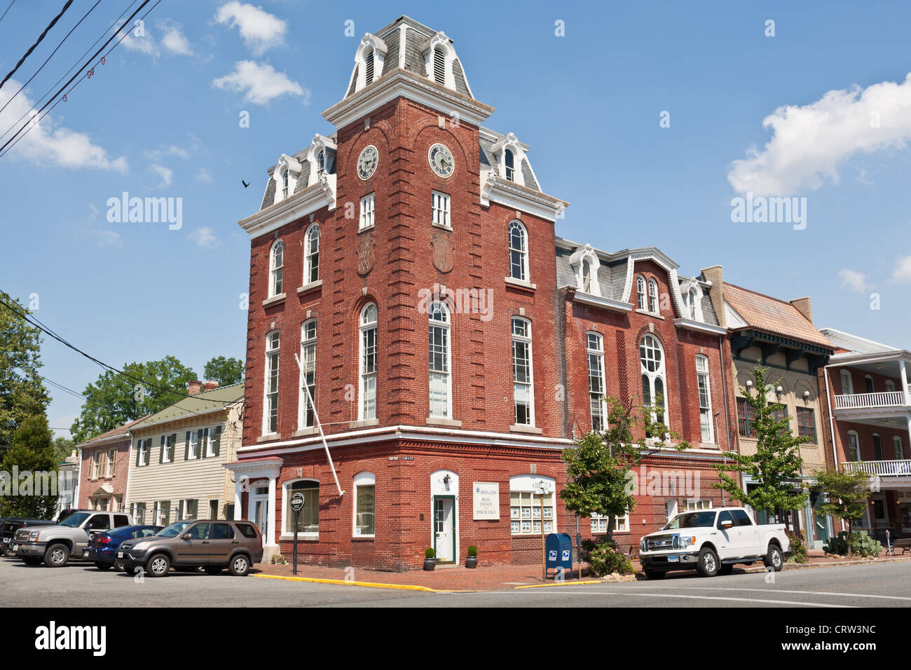 Stam's Hall 1886, Chestertown, Eastern Shore, Maryland, Kent County Stock Photo