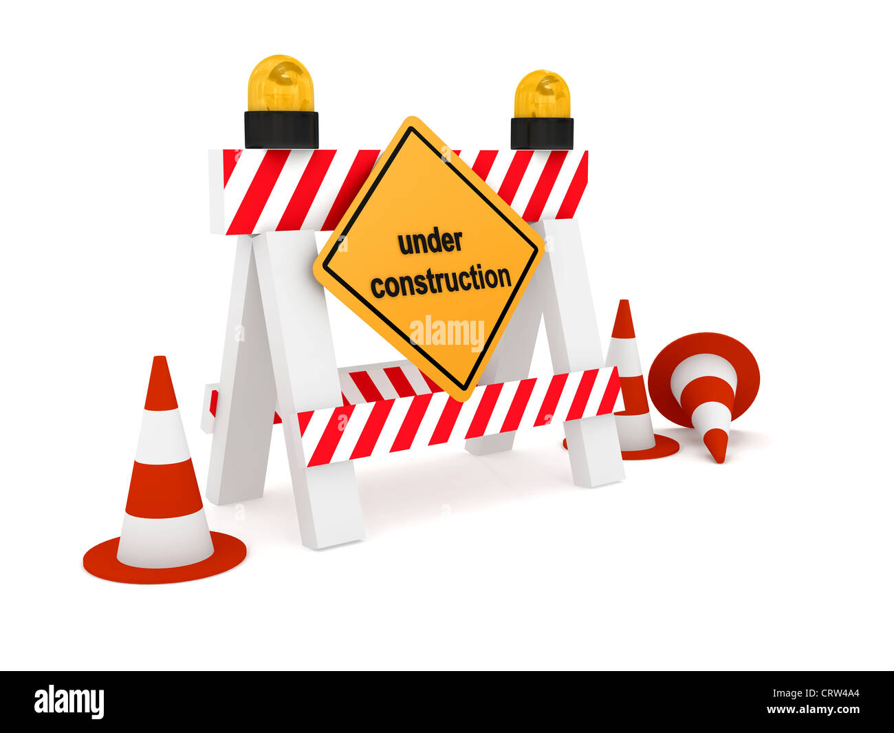 Black under construction banner hi-res stock photography and images - Alamy