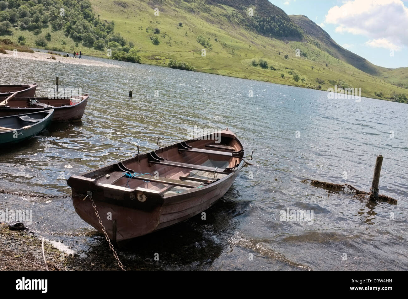 Crummock Water in Cumbria photographed from the Southern end Stock Photo