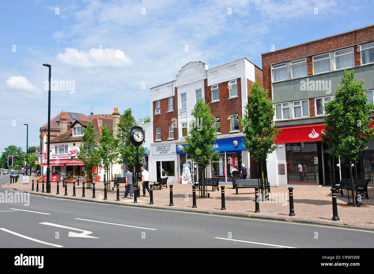 Church Road, Ashford, Surrey, England, United Kingdom Stock Photo - Alamy