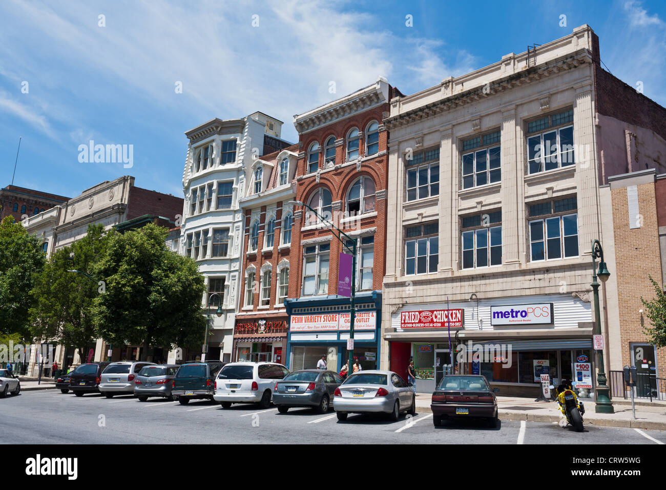 Downtown Reading Pennsylvania Stock Photo Alamy
