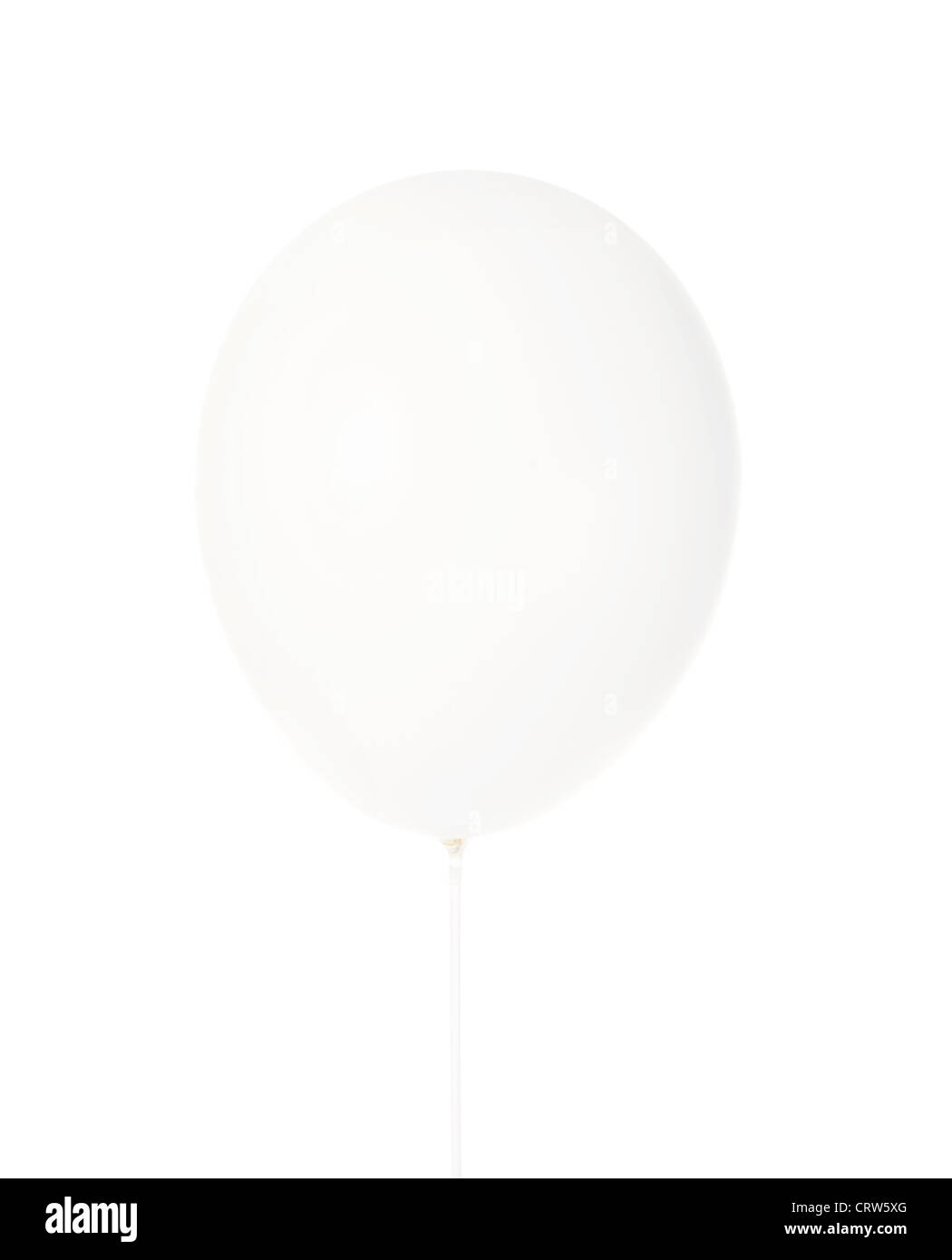 image of a white balloon Stock Photo