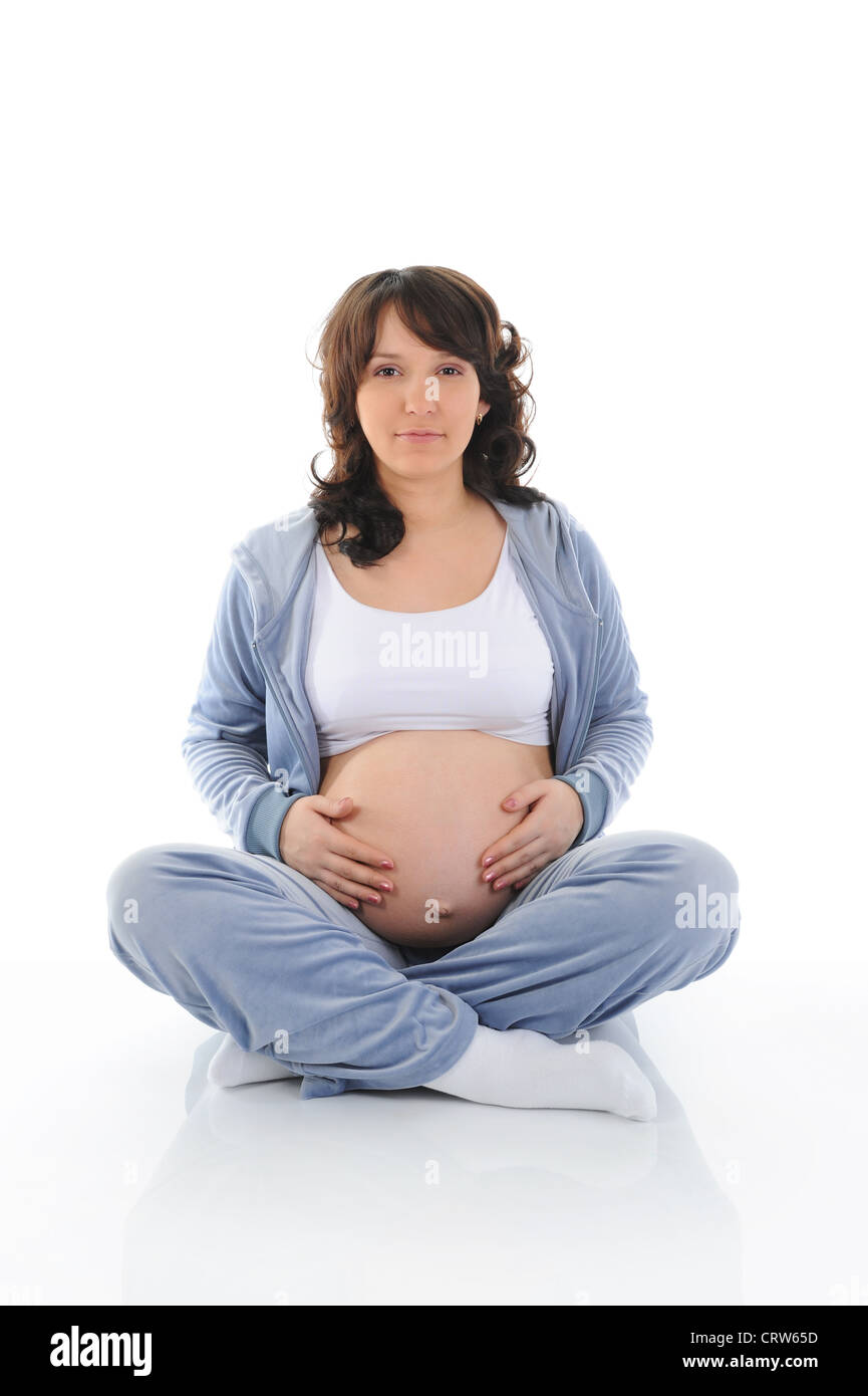 Beautiful young pregnant woman hi-res stock photography and images - Alamy
