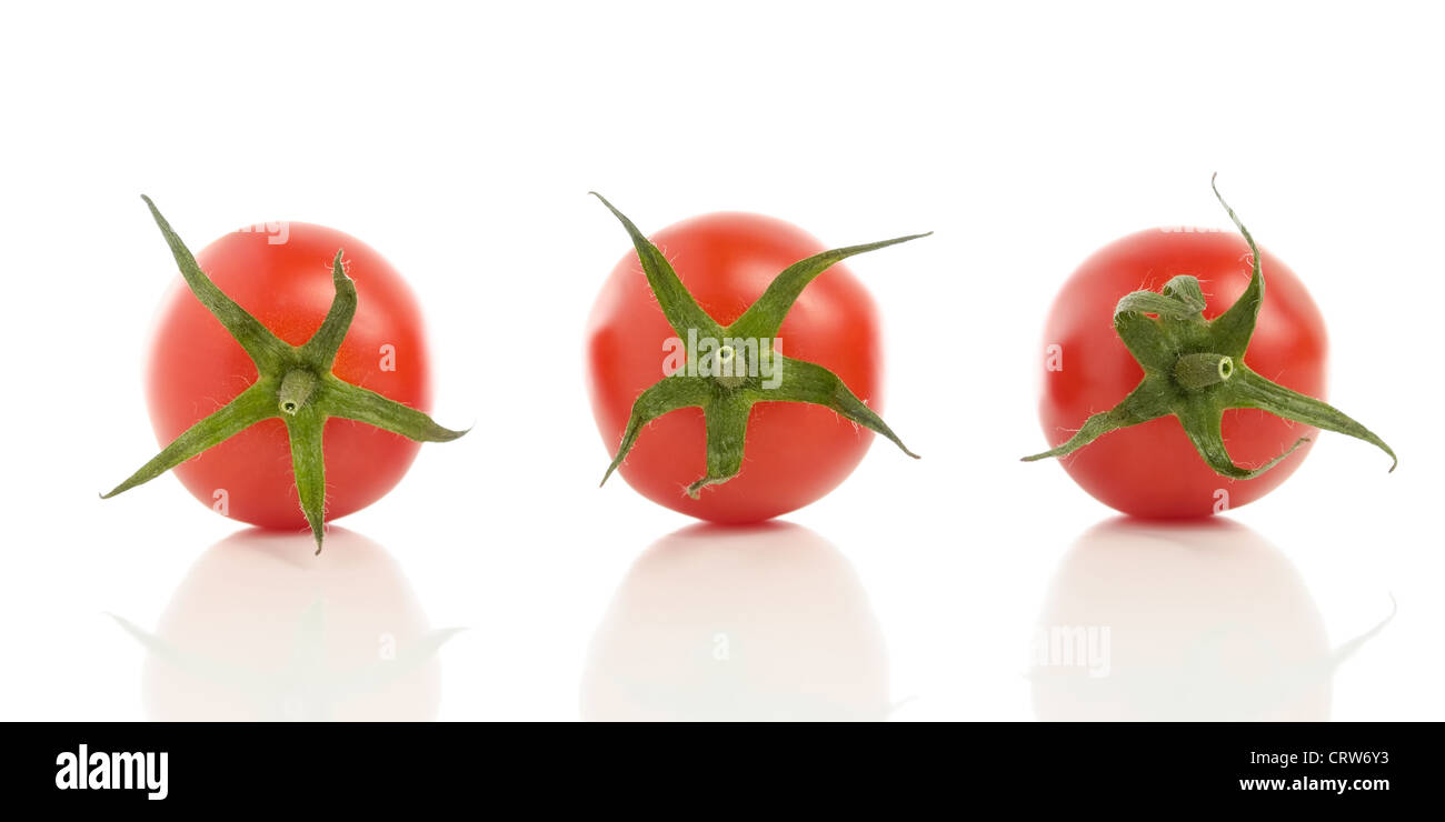 Tomatoes Isolated on White Background Stock Photo - Alamy