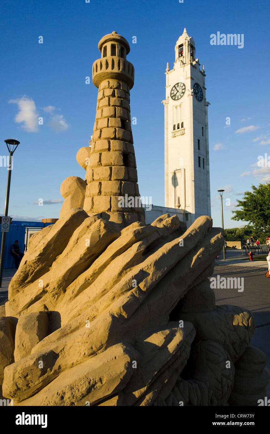 Coppertone Art en Sable, sand sculpture contest at Montreal Old Port