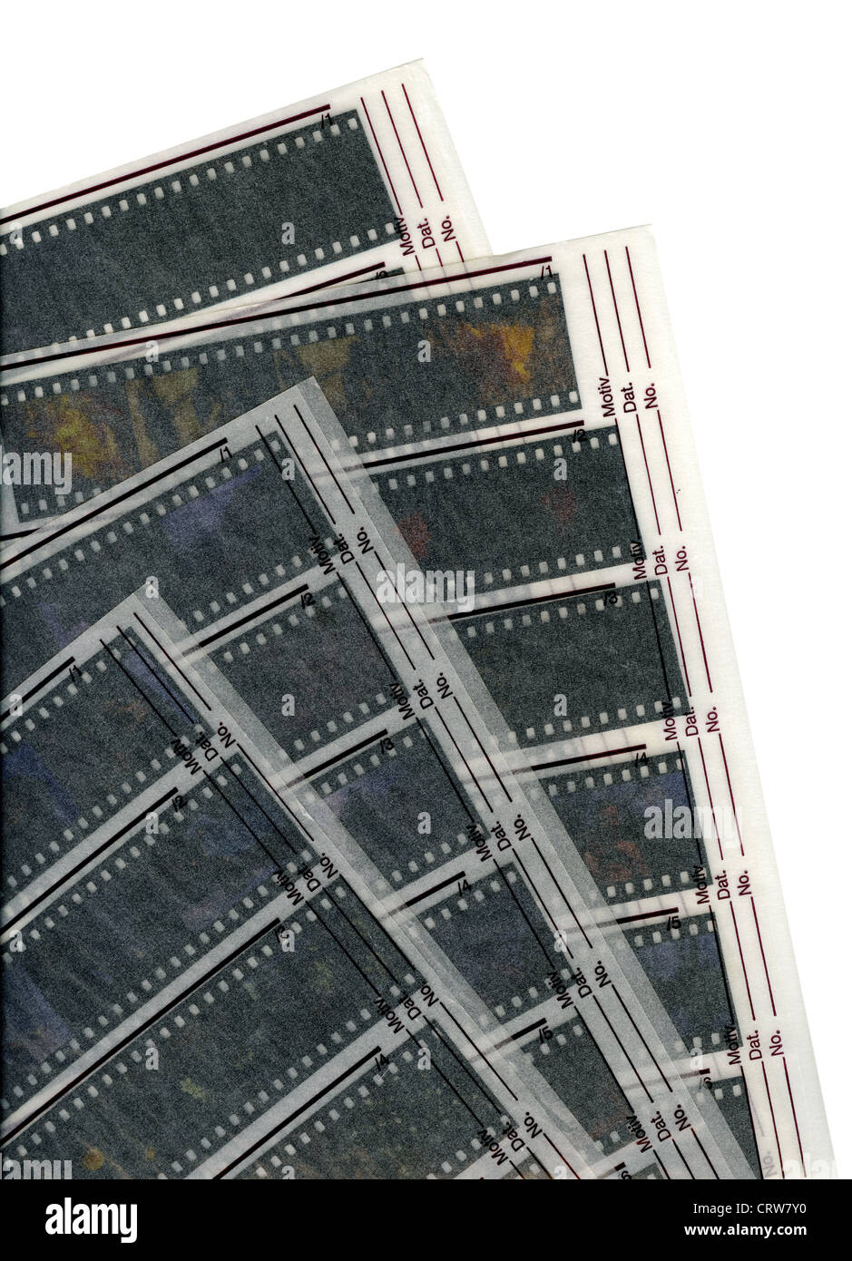 Slide film Stock Photo