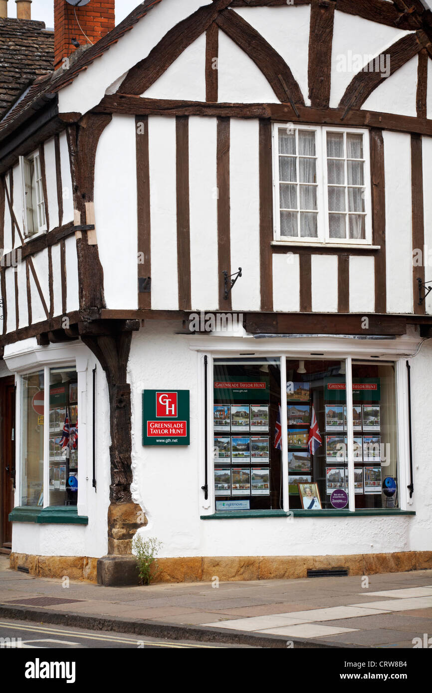 Greenslade Taylor Hunt Estate agents in Sherborne, Dorset UK in June