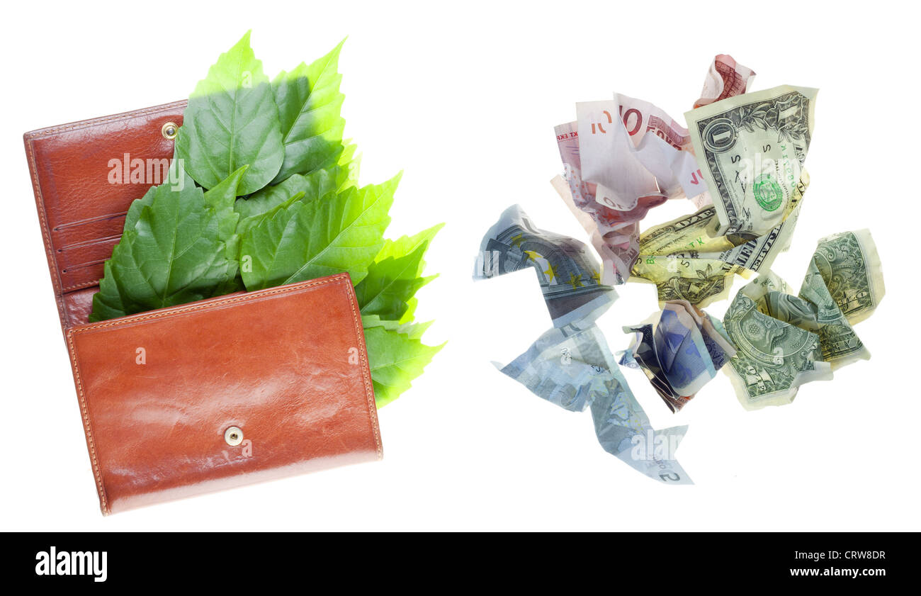 Green money concept Stock Photo