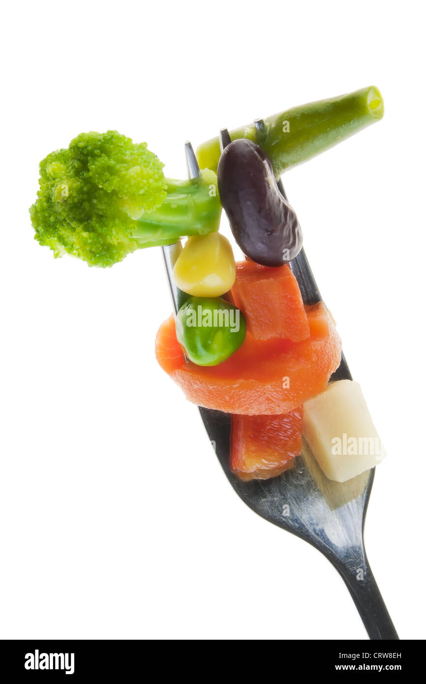 Correct vegetable diet concept Stock Photo
