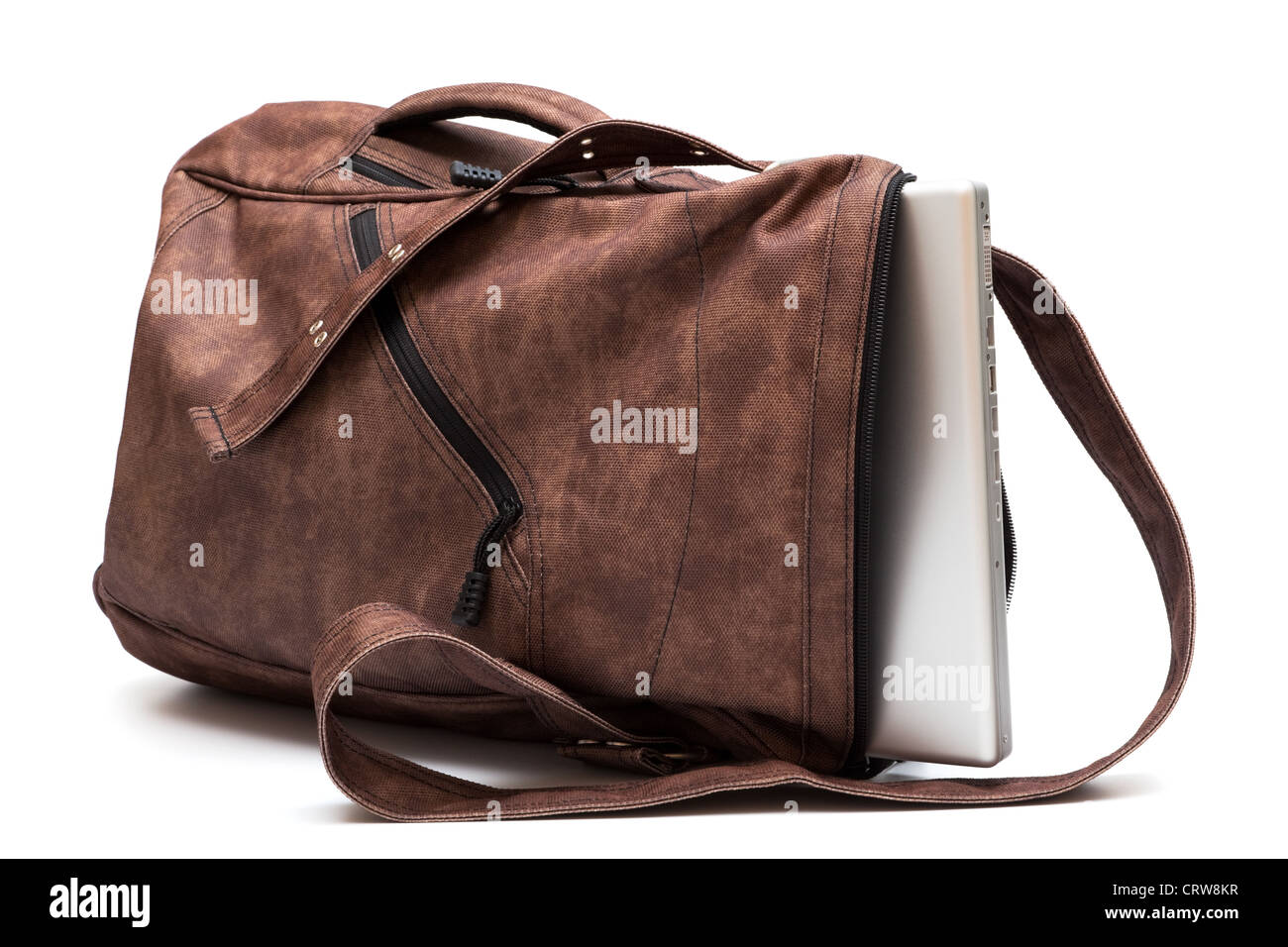 laptop in a bag Stock Photo Alamy