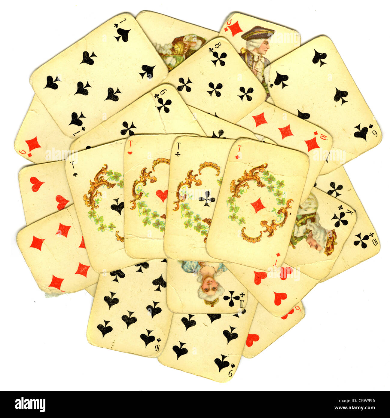 Vintage playing cards hires stock photography and images Alamy