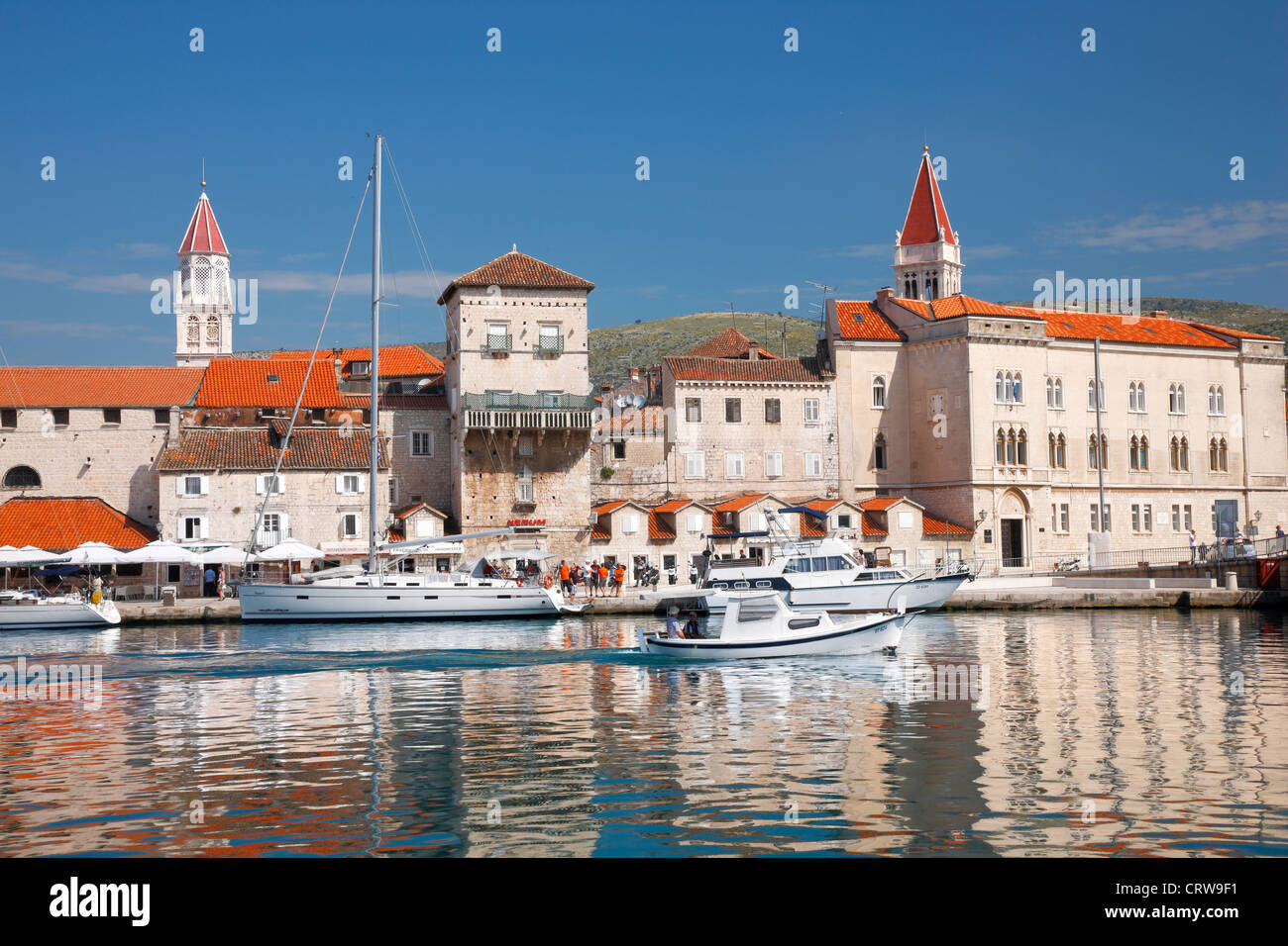 Trogir waterfront Stock Photo