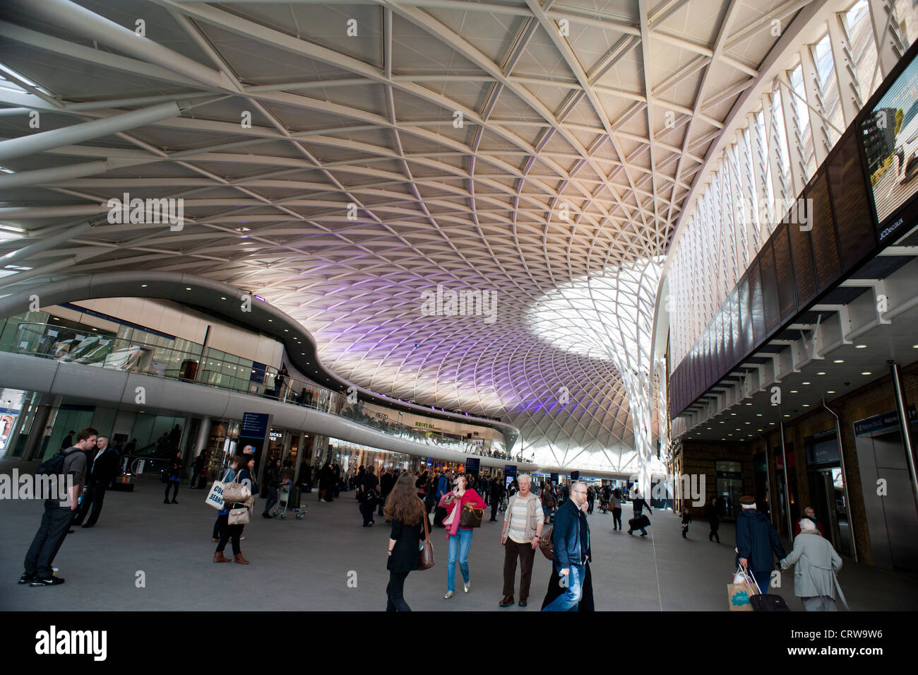 The newly refurbished King's Cross concourse, London Stock Photo - Alamy