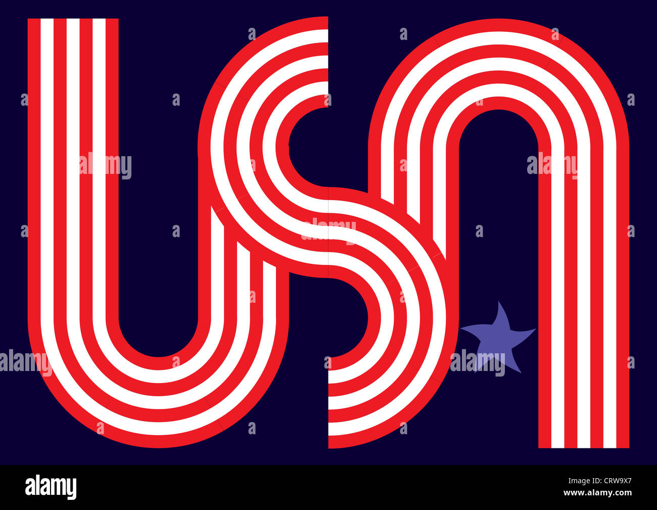 American flag designed using elements hires stock photography and