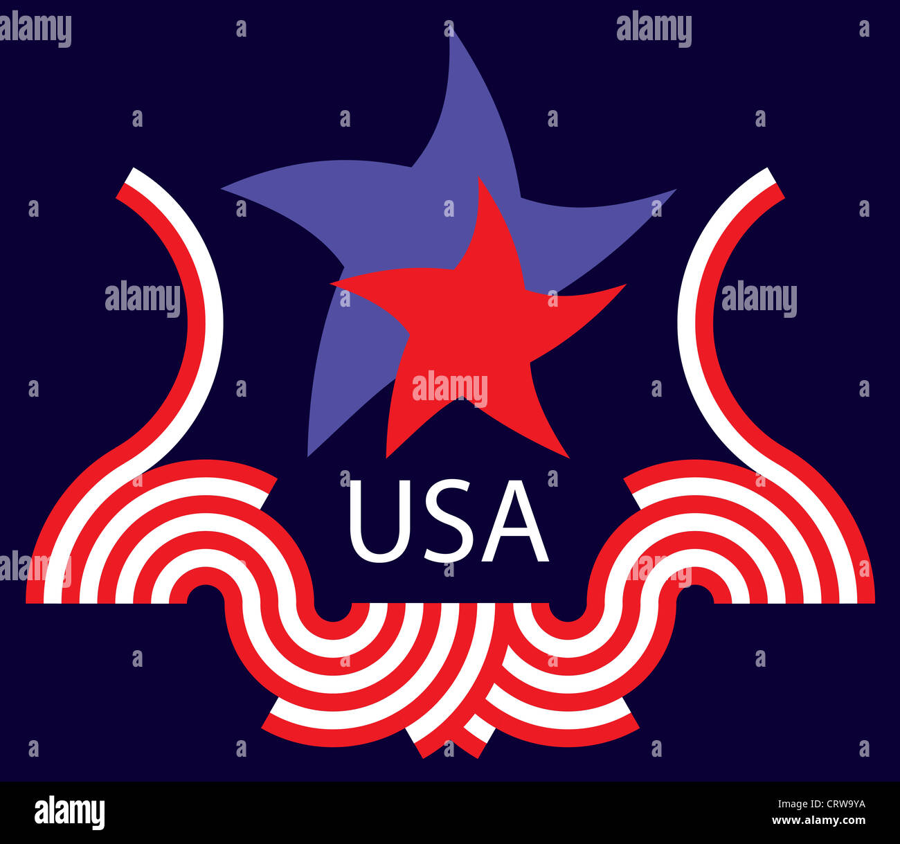 American flag, designed using elements Stock Photo Alamy