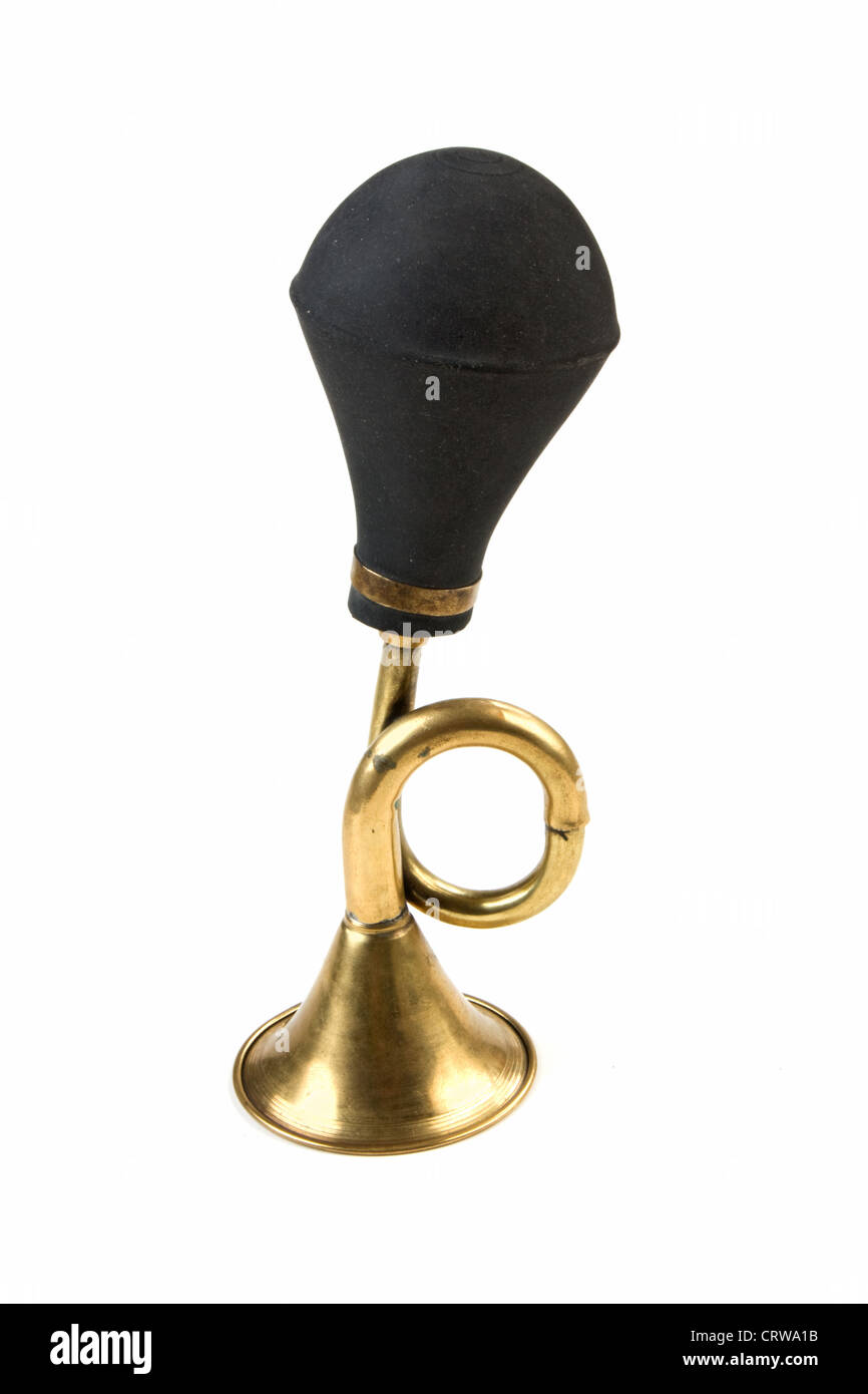 old car horn Stock Photo Alamy