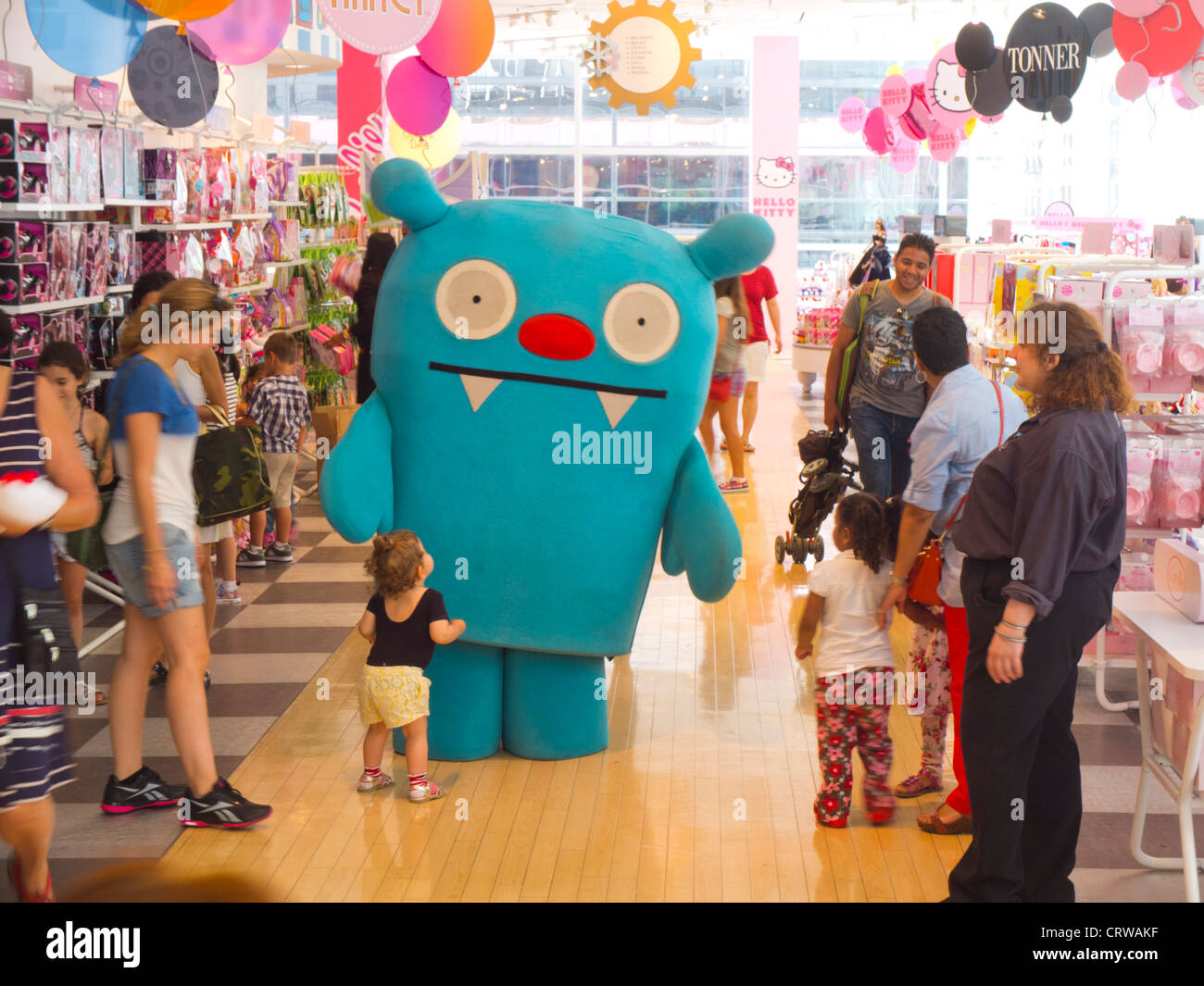 FAO Schwarz toy store in Manhattan NYC Stock Photo