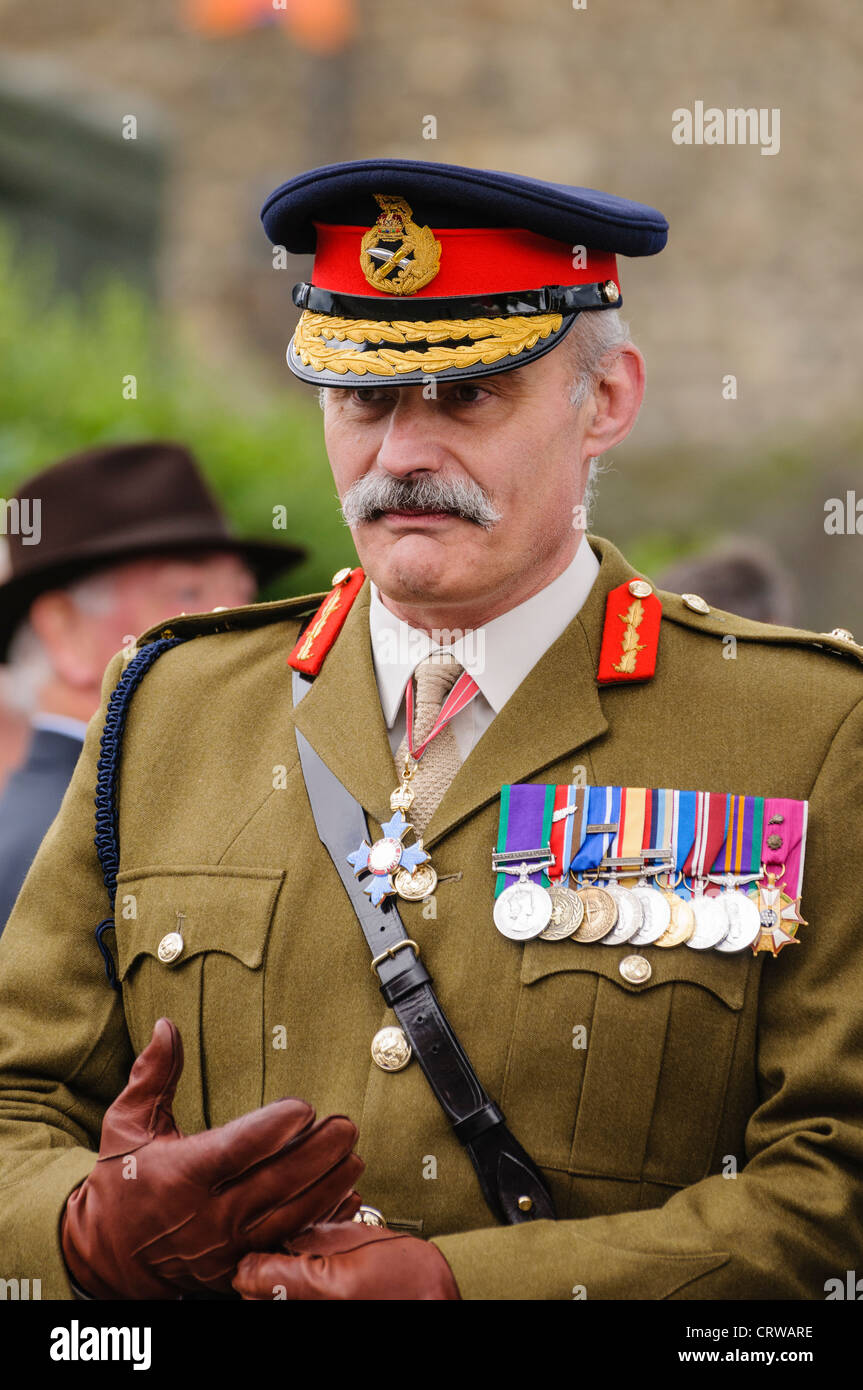 Lieutenant General Robert Thomson, CBE, British Army Stock Photo