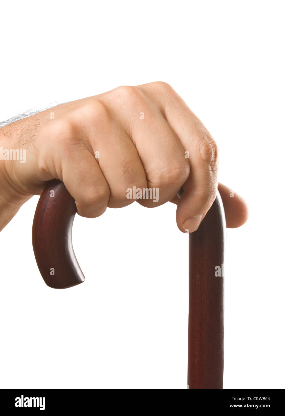hand holds a cane Stock Photo Alamy