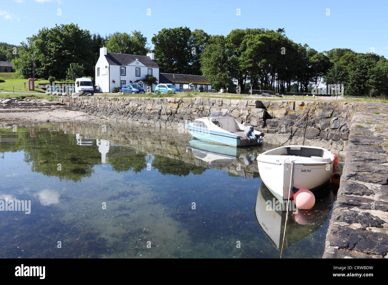 The Oystercatcher restaurant at the jetty, Otter Ferry, Argyll