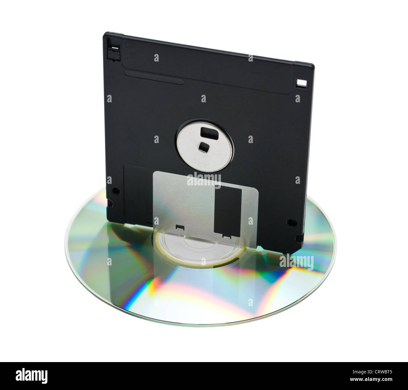 CD and floppy disk Stock Photo Alamy