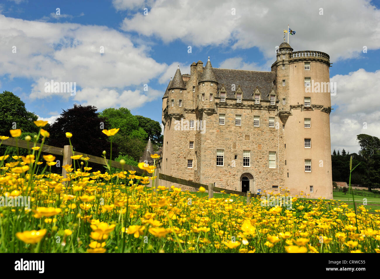 Castle Fraser, Inverurie, Aberdeenshire, Grampian, Scotland Stock Photo