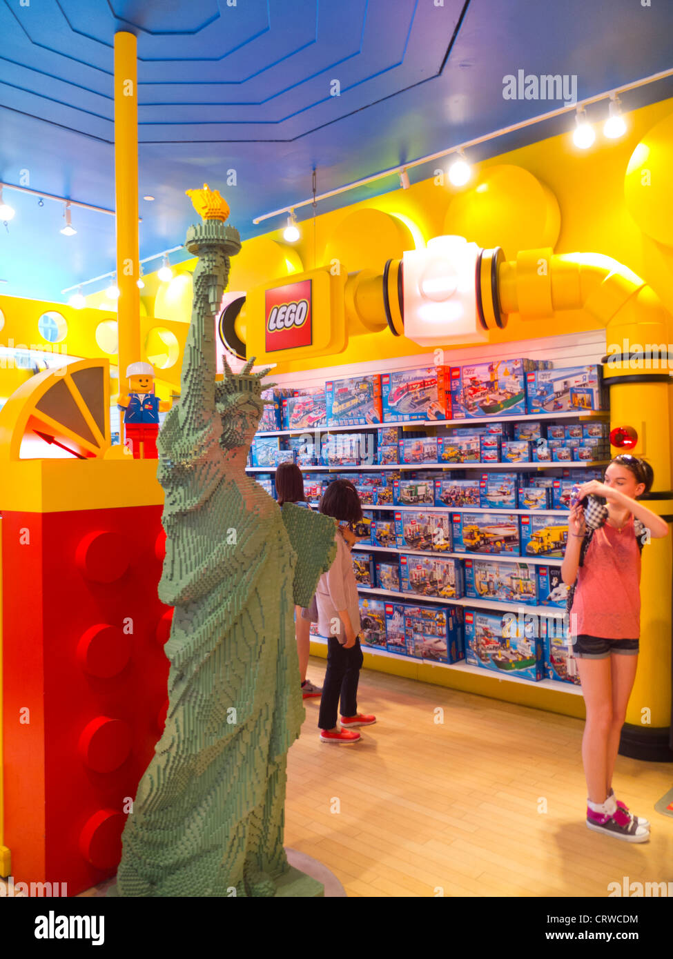 FAO Schwarz toy store in Manhattan NYC Stock Photo