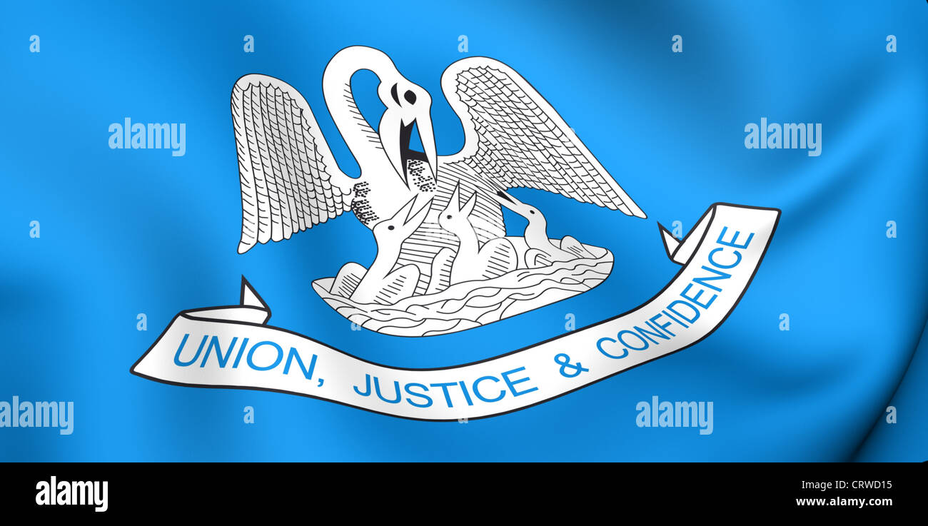 Flag of Louisiana Stock Photo Alamy