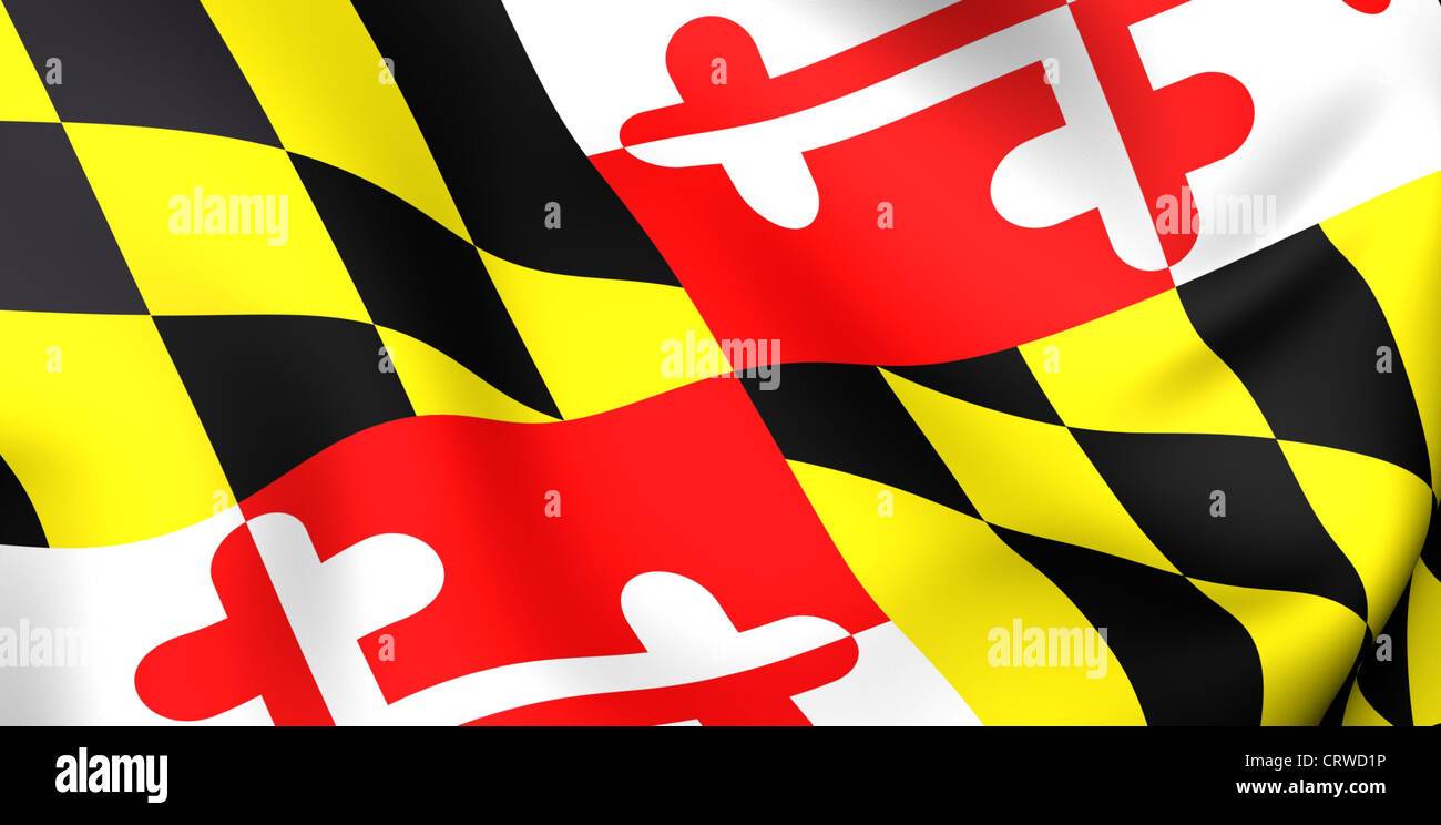 Flag of Maryland Stock Photo - Alamy