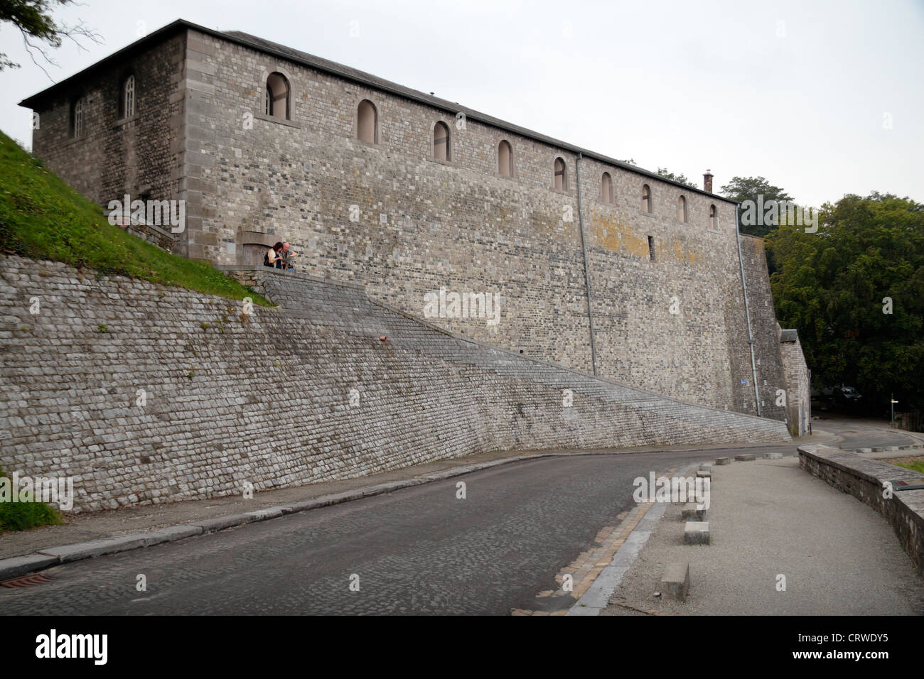Part of the Citadel in Namur, Wallonia, Belgium. Stock Photo