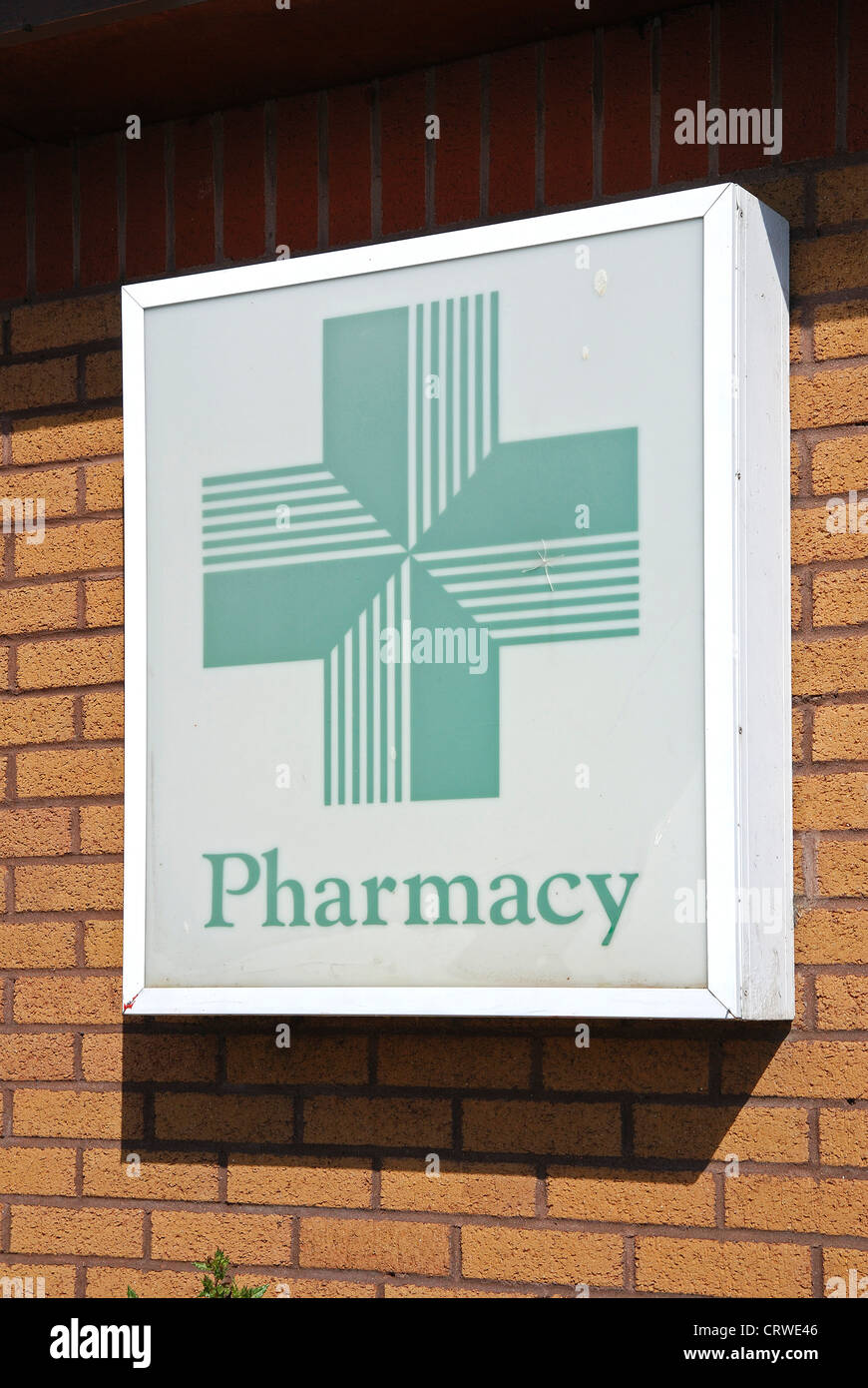A pharmacy sign Stock Photo - Alamy