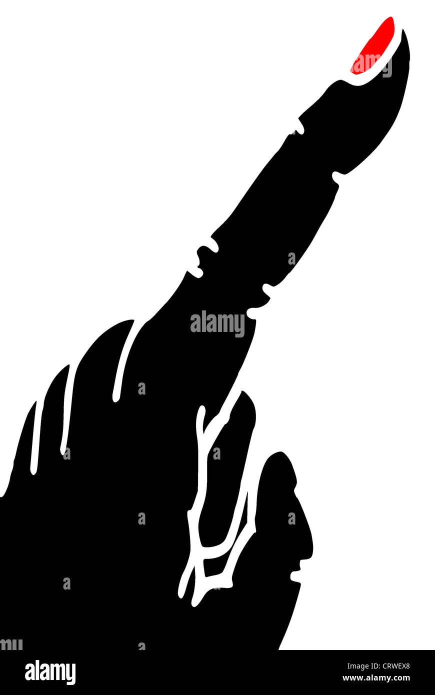 The index finger Stock Photo - Alamy