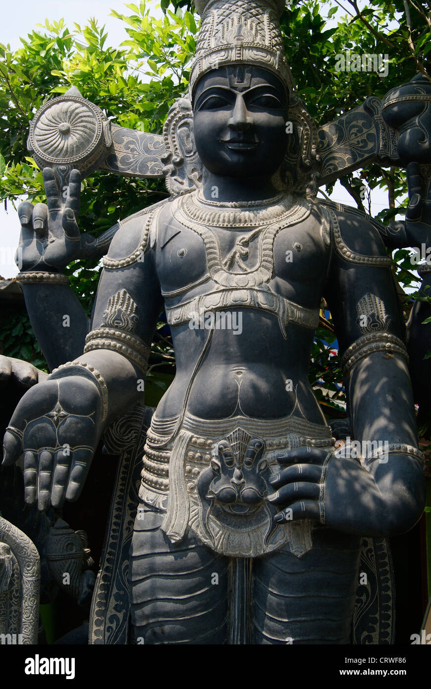 Hindu God Lord Vishnu (Venkateswara) Big Stone Sculpture made in ...