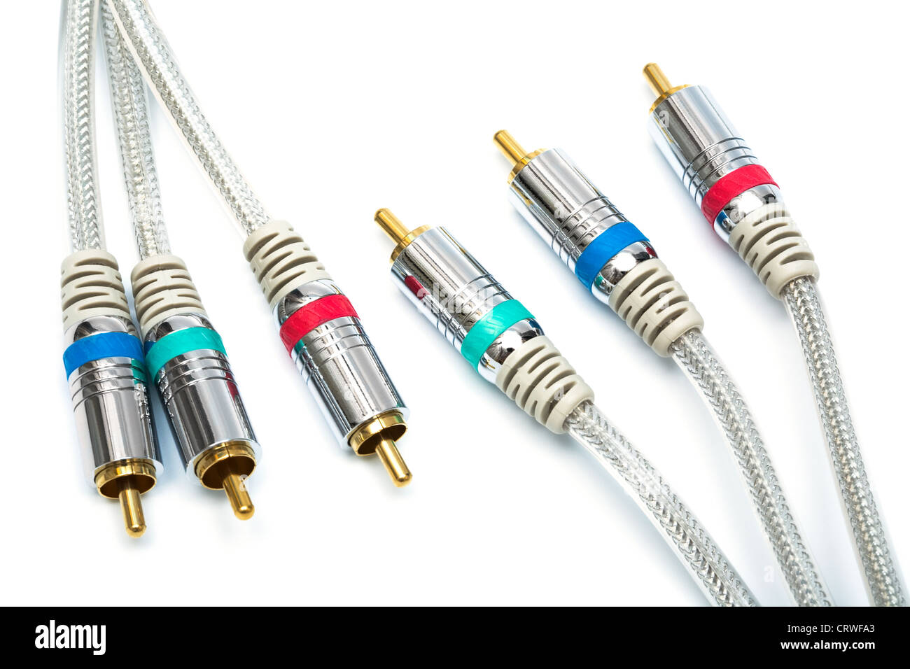 component video cable Stock Photo Alamy