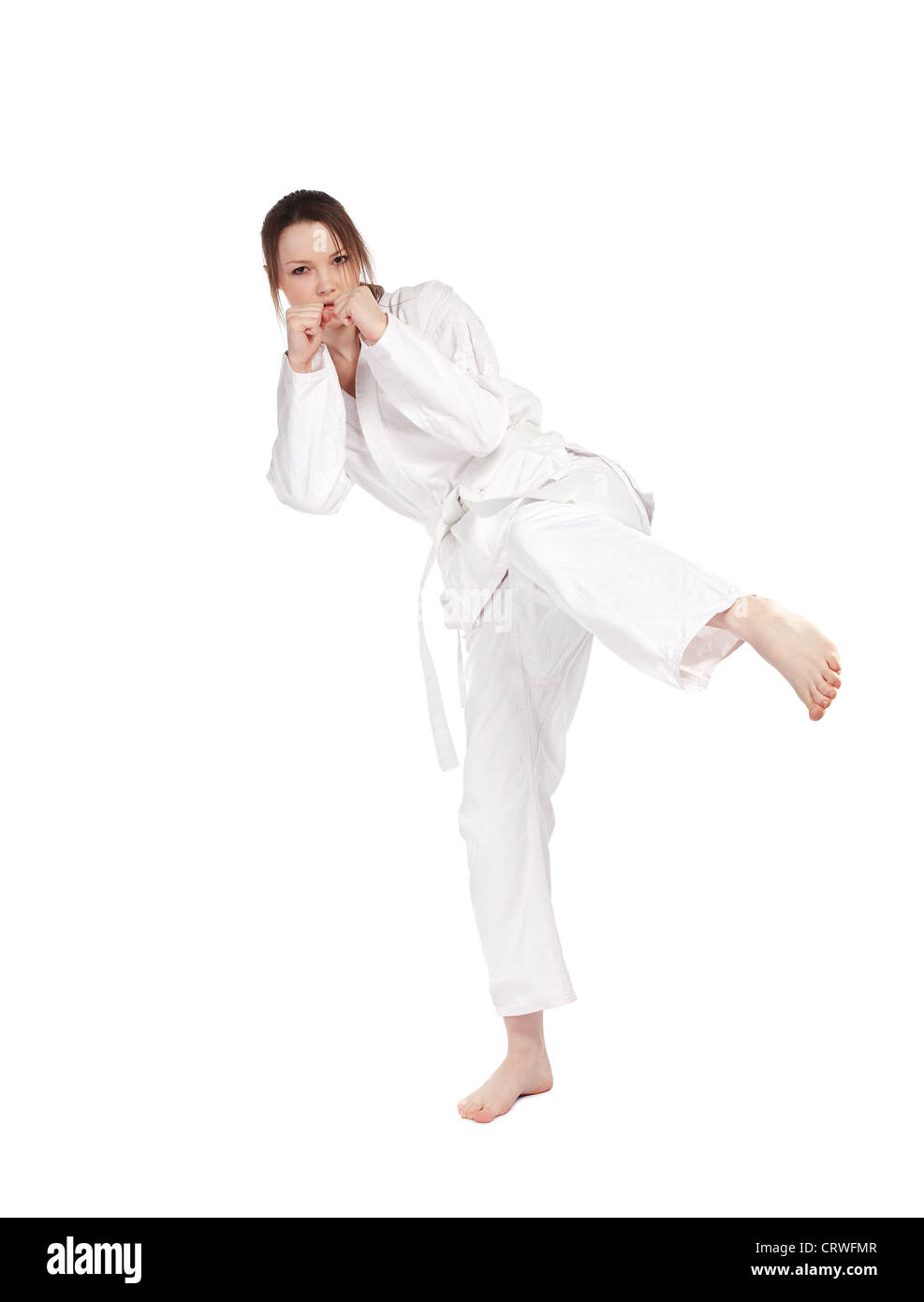 karate girl Stock Photo - Alamy
