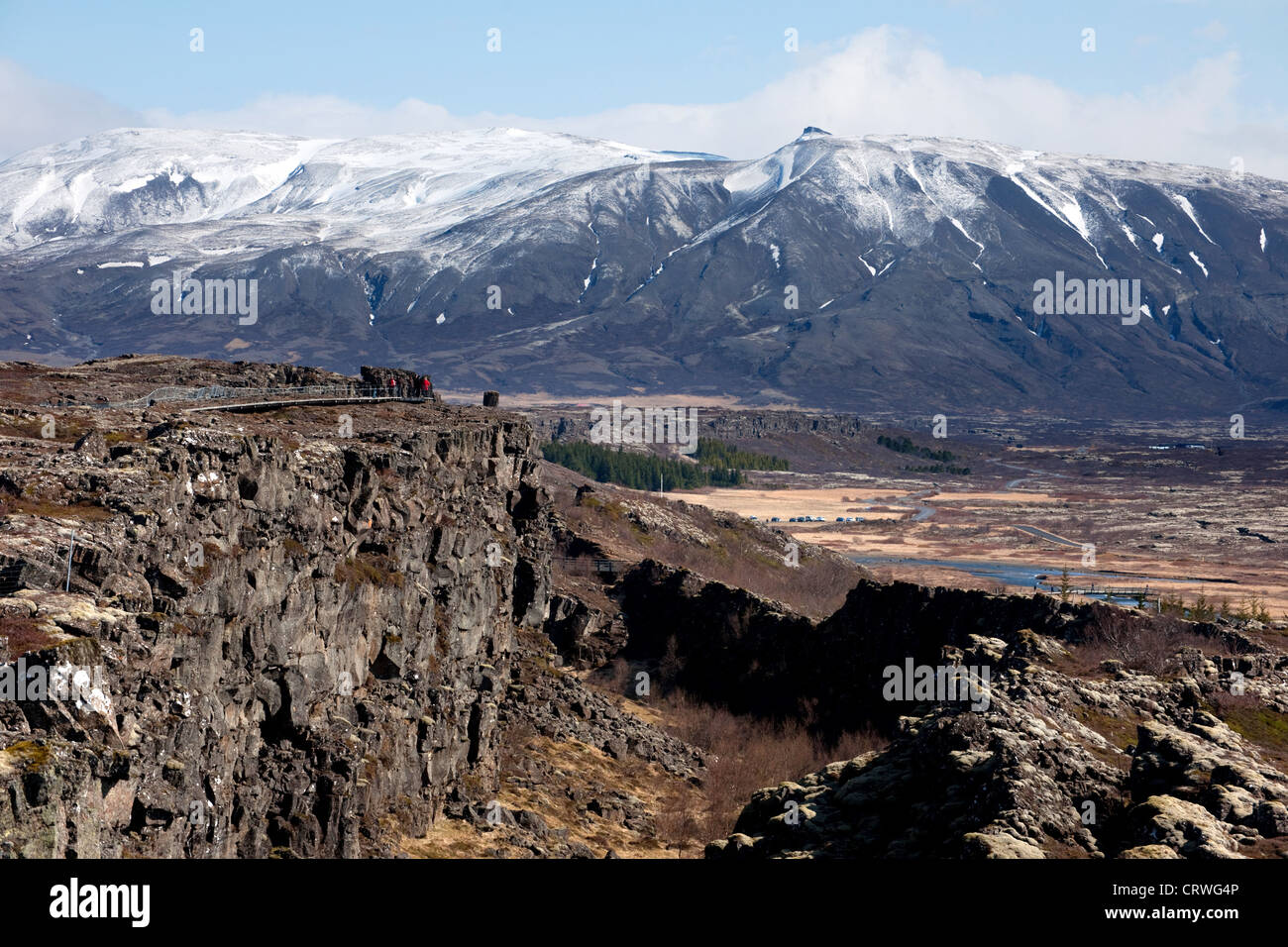 Almannagja, Pingvellir, Iceland, World, Heritage Stock Photo - Alamy