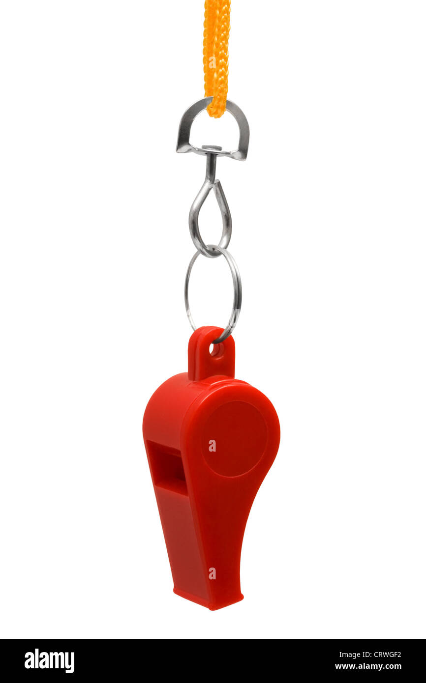 red whistle Stock Photo Alamy
