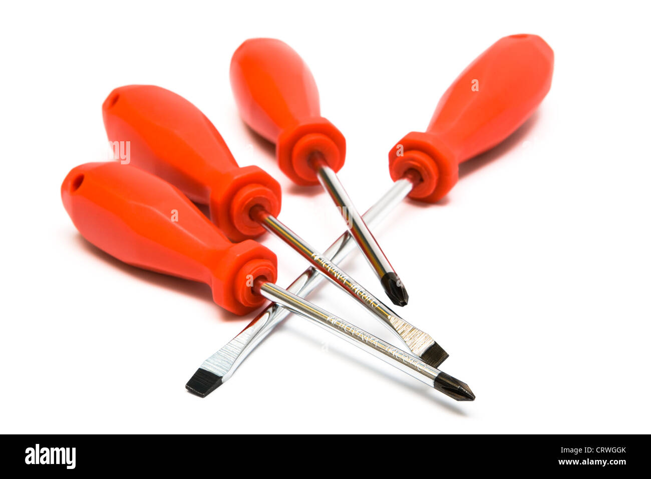 Set of steel screwdrivers Stock Photo Alamy
