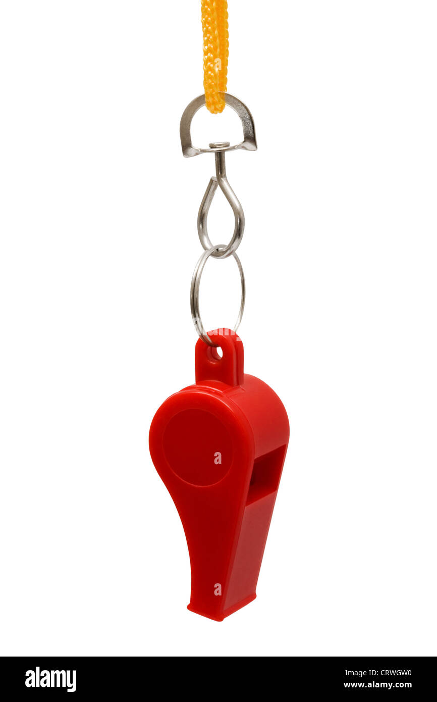 red whistle Stock Photo Alamy