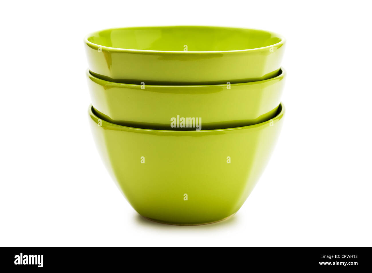 stack green ceramic bowl Stock Photo - Alamy
