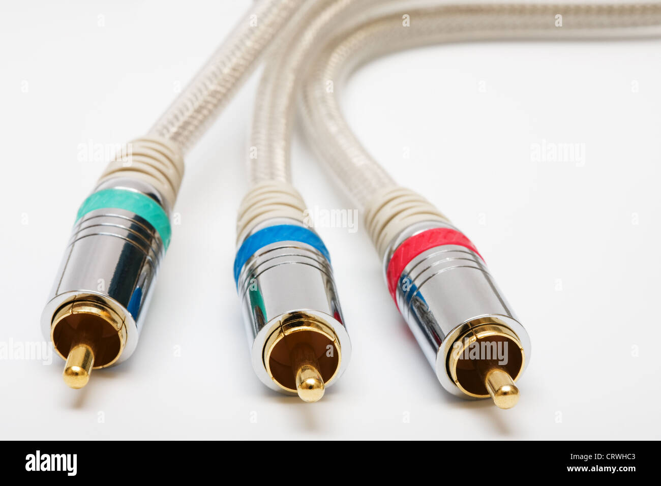 component video cable Stock Photo Alamy