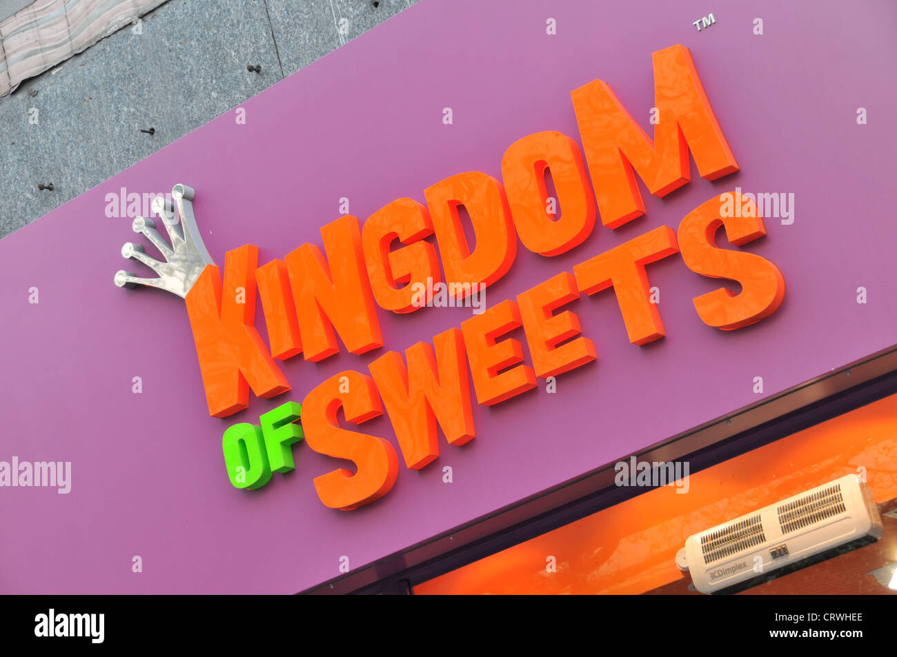 Kingdom of sweets sweet shop candy sugar sugary Stock Photo Alamy