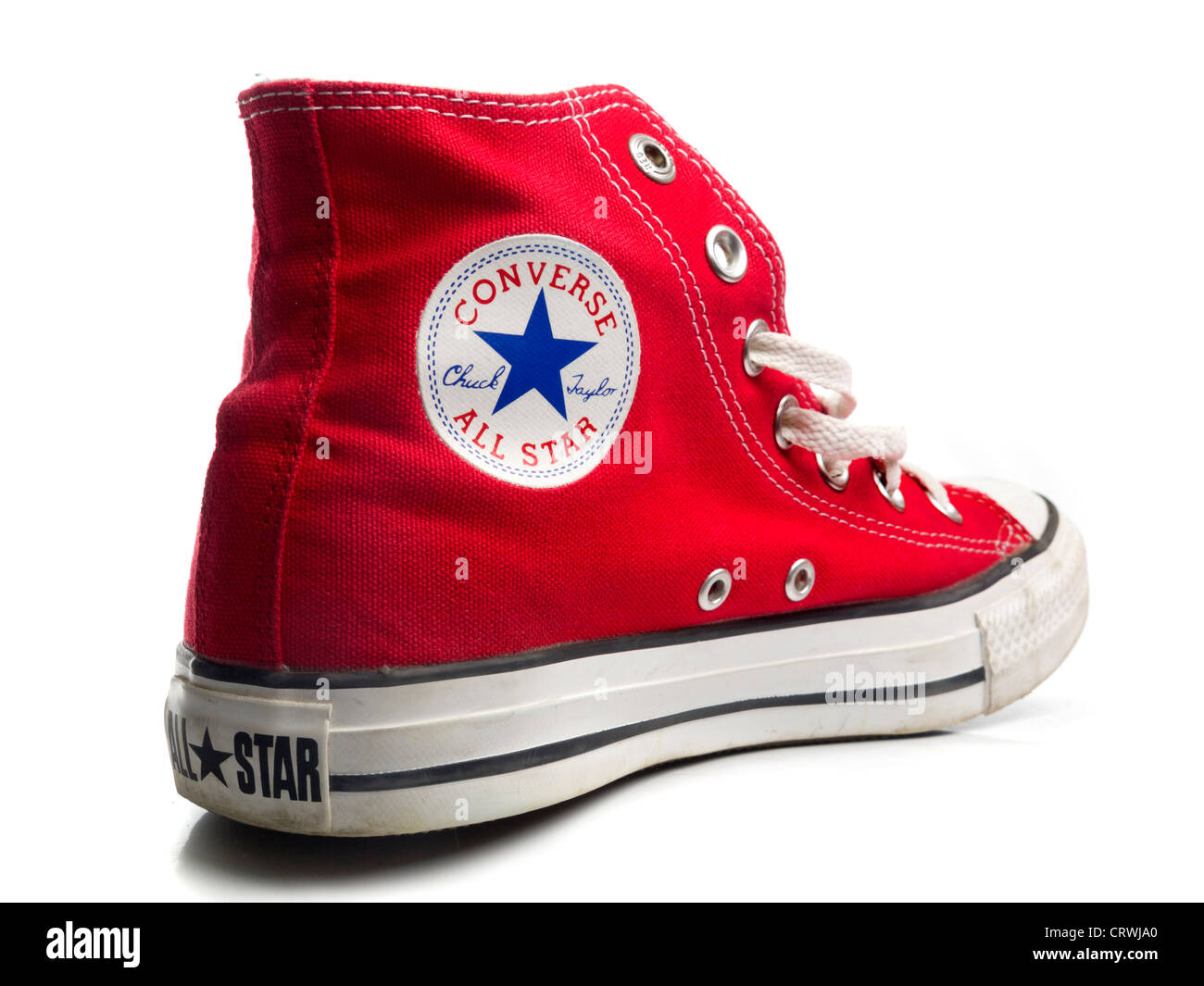 Red Converse Chuck Taylor All Star shoe Stock Photo - Alamy