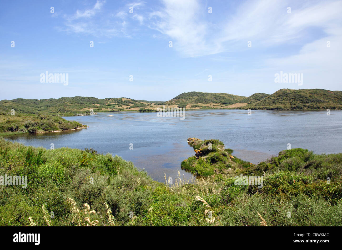 Parc natural de s'Albufera des Grau, Menorca, Balearic Islands, Spain Stock Photo