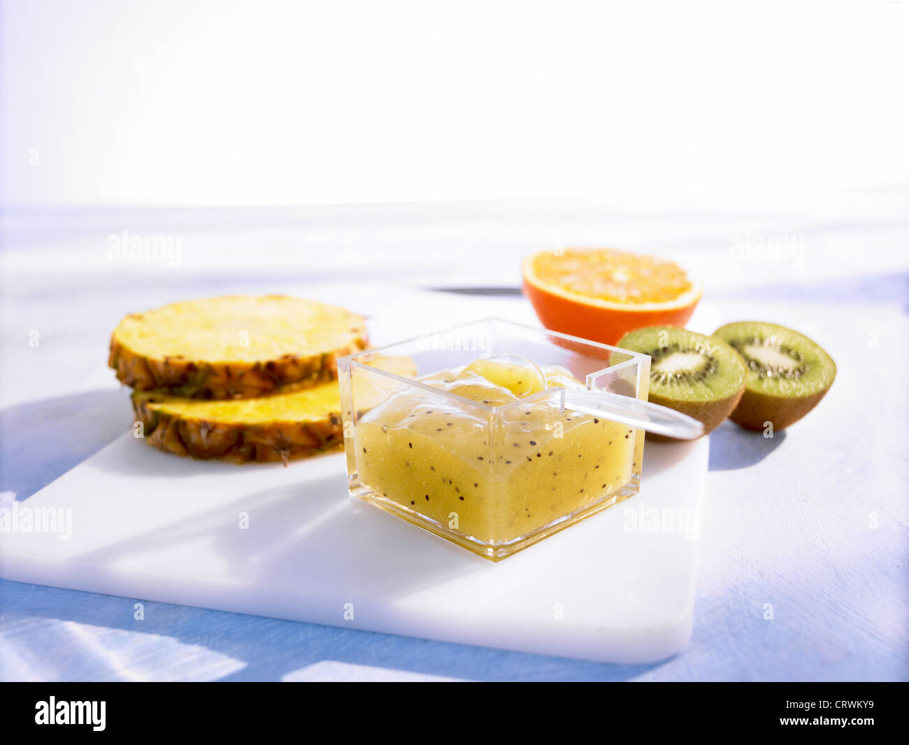 Exotic Fruit Jam Stock Photo Alamy