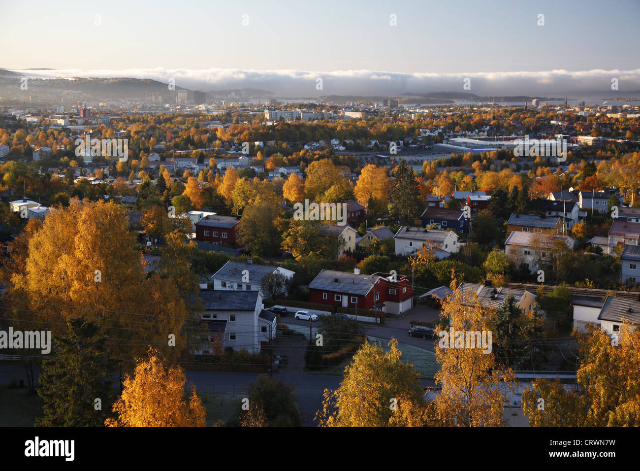 Oslo during autumn Stock Photo